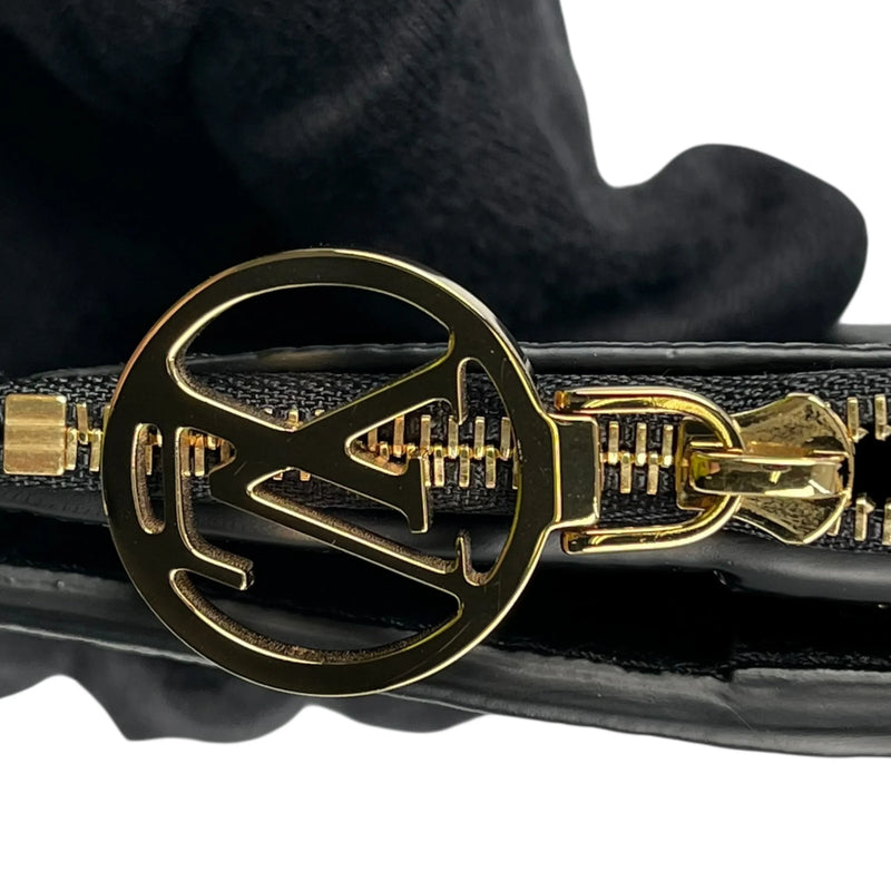 Louis Vuitton Monogram Empreinte Bifold Wallet, Compact Wallet, and Coin Case - Black 