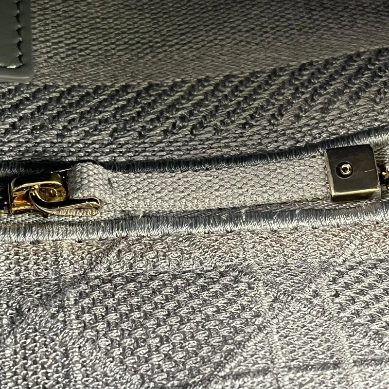 Christian Dior Lady Dior Handbag Shoulder Bag - Gray 