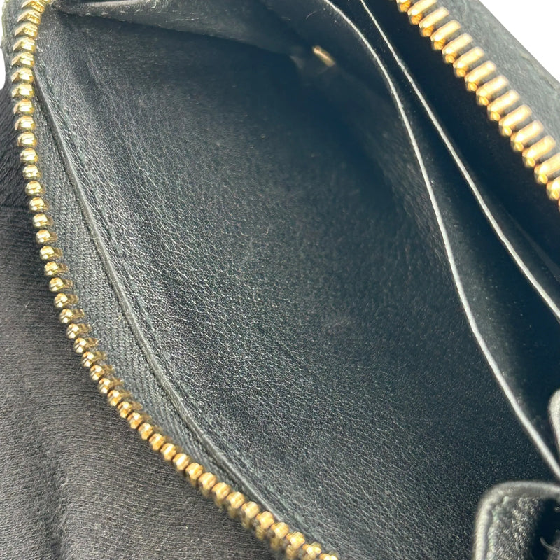 GUCCI グッチシマ GGパターン レザー コインケース - ブラック