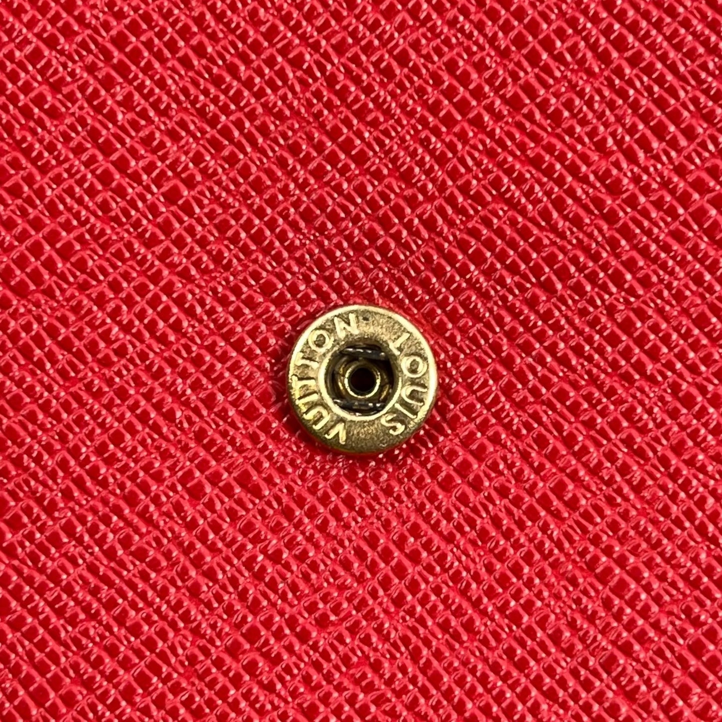 Louis Vuitton ポルトレゾール エテュイ パピエ エピレザー 三つ折り財布 コンパクトウォレット - レッド