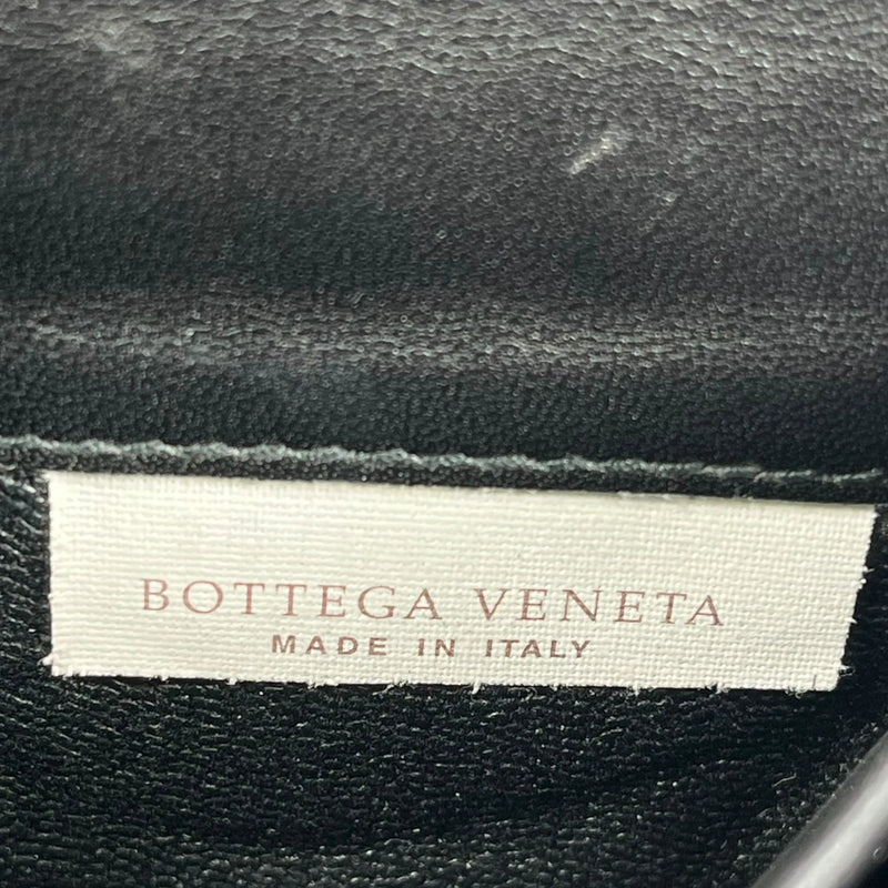 BOTTEGA VENETA Intrecciato Leather Long Wallet - Black 