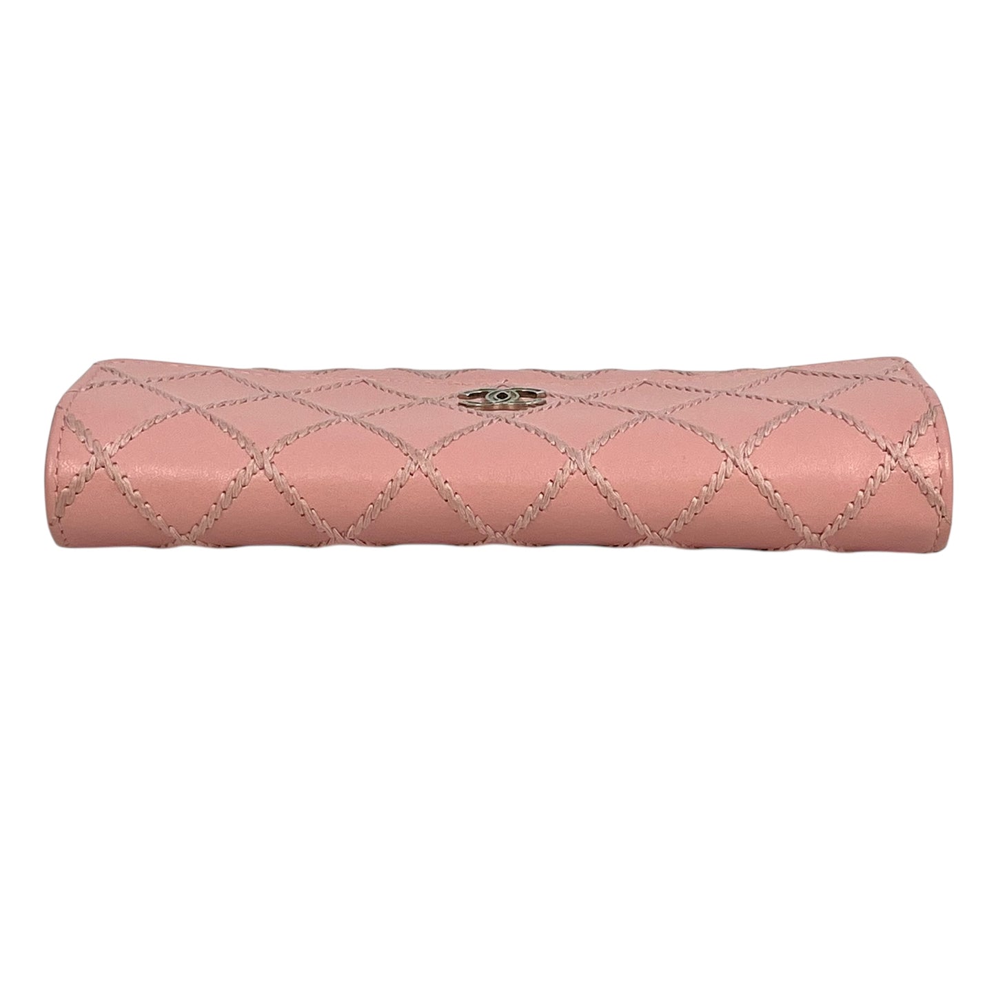 CHANEL Wild Stitch Long wallet Lambskin