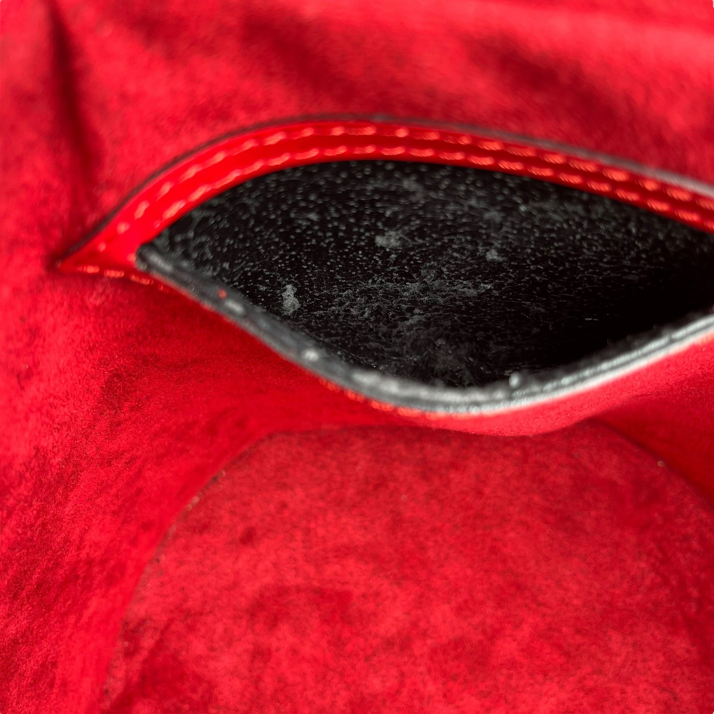 Louis Vuitton Epi Cannes Vanity Hand Bag - Red