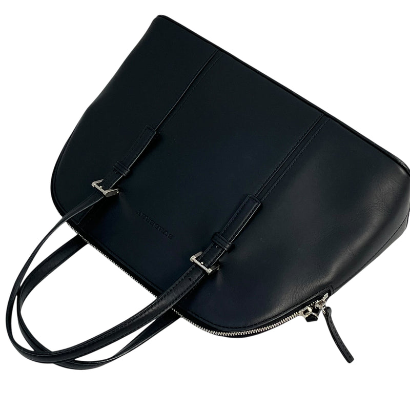 BURBERRY Leather Hand Bag - Black