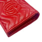 GUCCI GG Marmont Compact Wallet - Red