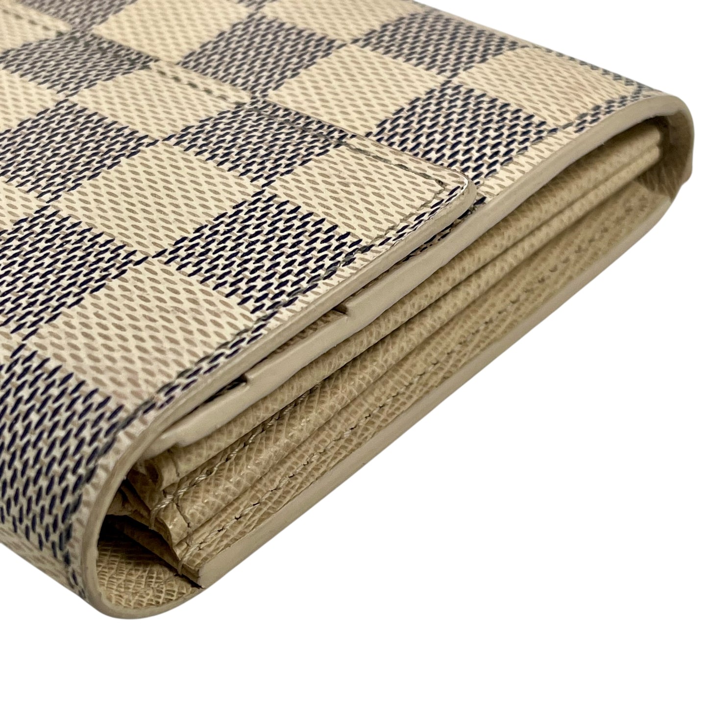 Louis Vuitton Damier Portefeille Sarah Long Wallet - White