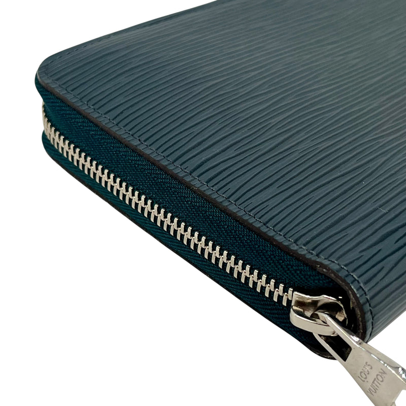 Louis Vuitton Epi Zippy Organizer Long Wallet - Black Blue