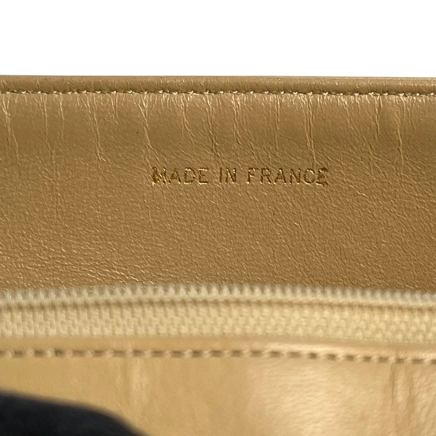 CHANEL 2.55 East West Matelasse Chain Shoulder Bag - Beige