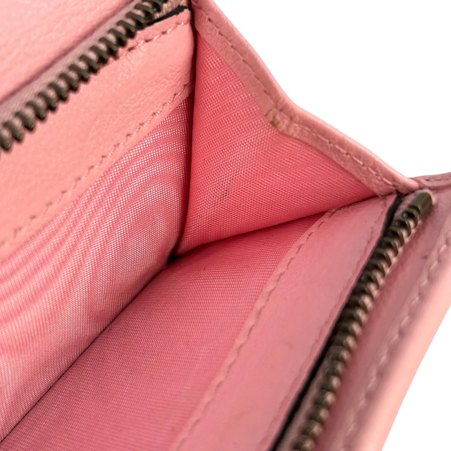 GUCCI GG marmont Bamboo Compact Wallet - Pink
