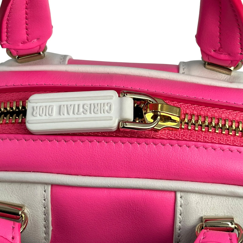 Dior Vibe Small Bowling Bag Handbag/Shoulder Bag - Pink 