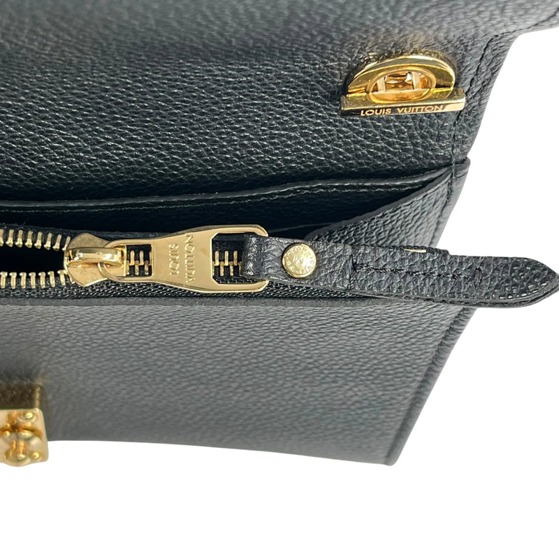Louis Vuitton Empreinte Pochette Saint Germain Chain Shoulder Wallet - Black