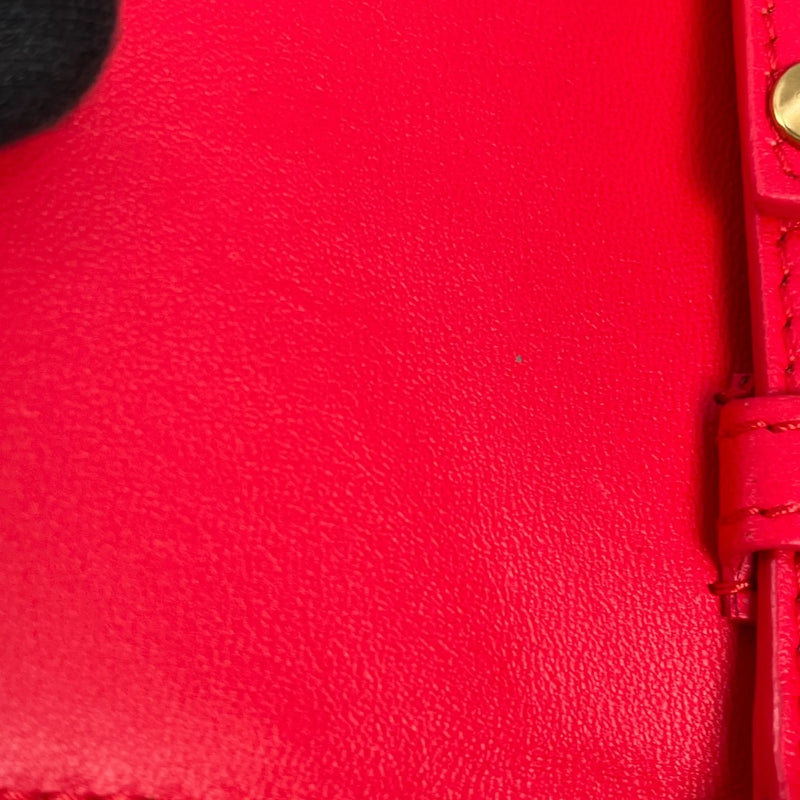 Balenciaga Hourglass Chain Shoulder Bag - Red
