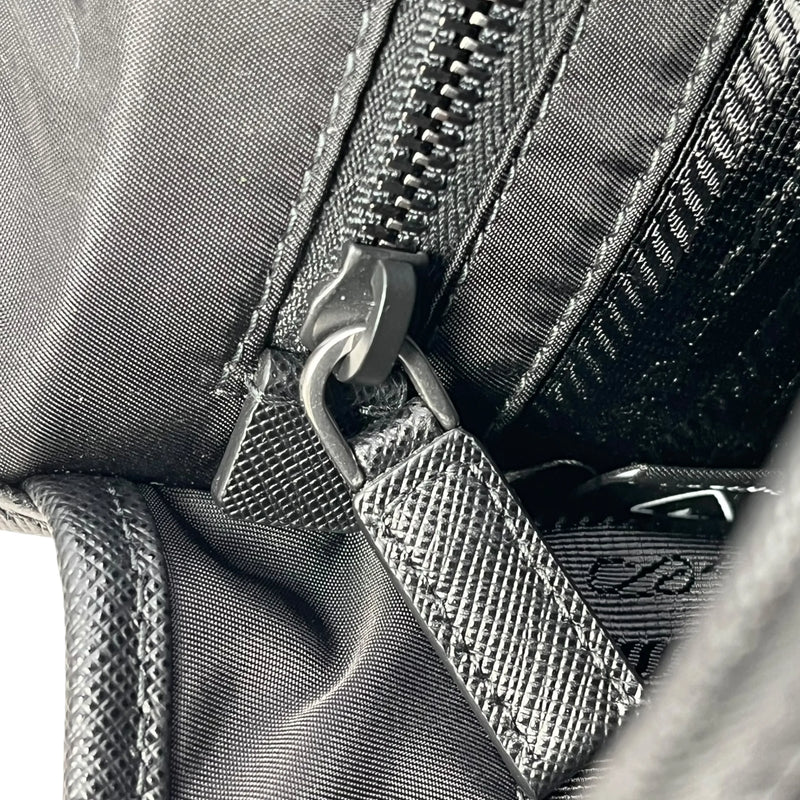 PRADA Re-Nylon Shoulder Bag with Pouch - Black