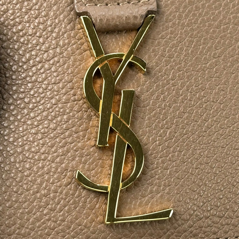 Saint Laurent YSL Zippy Compact Wallet - Beige