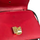 GUCCI Sylvie Chain Mini Hand Bag Shoulder Bag - Red