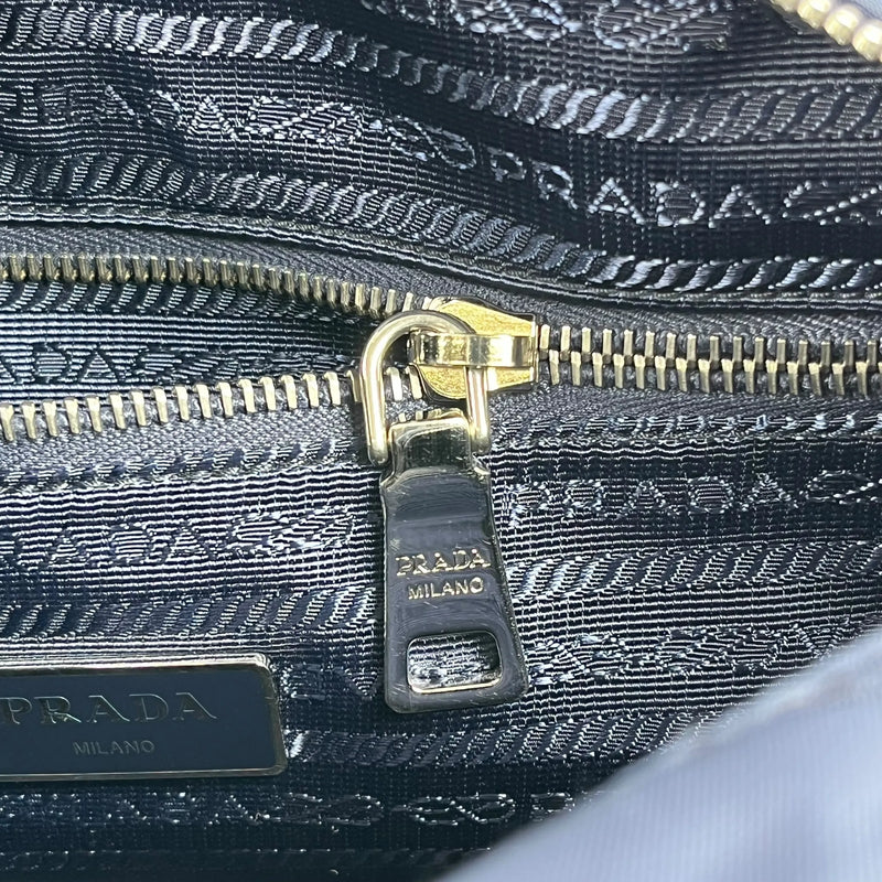 PRADA Nylon Quilting Chain Shoulder Bag - Navy