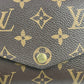Louis Vuitton Monogram Portefeuille Salah Long Wallet - Brown × Red - 35056