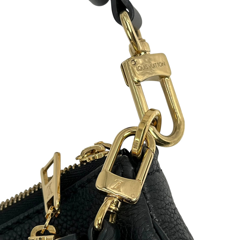 Louis Vuitton Monogram Empreinte Multi Pochette Hand Bag - Black