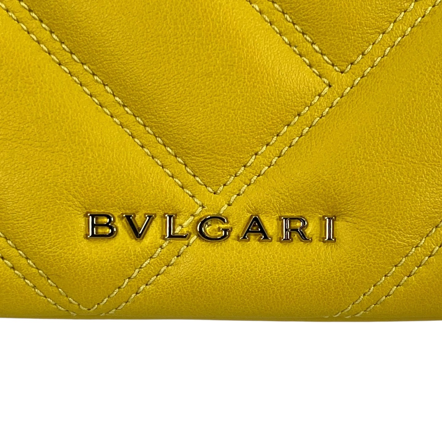 BVLGARI Serpenti Cabochon Chain Shoulder Bag - Yellow