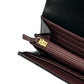 CHANEL CC Logo Lambskin Long Wallet - Black