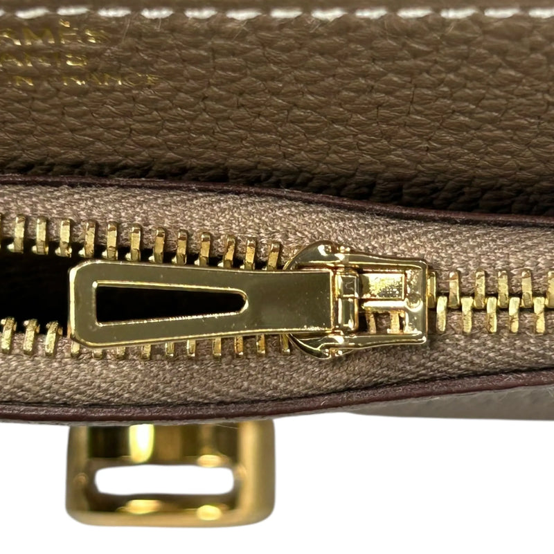 Hermes Dogon Togo Compact Wallet - Brown