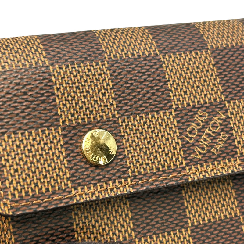 Louis Vuitton Damier Portefeuille Accordion Long Wallet - Brown