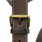 Celine Canvas Macadam Shoulder Bag - Brown