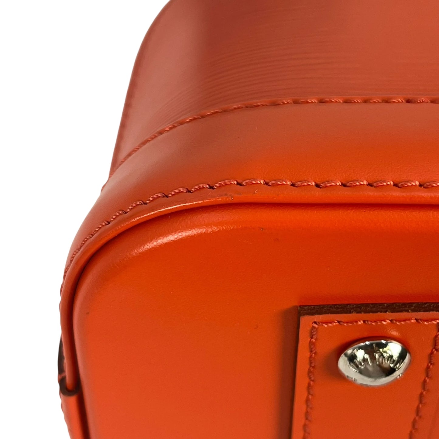 LOUIS VUITTON Alma BB Epi Leather Hand Bag Shoulder Bag - Orange