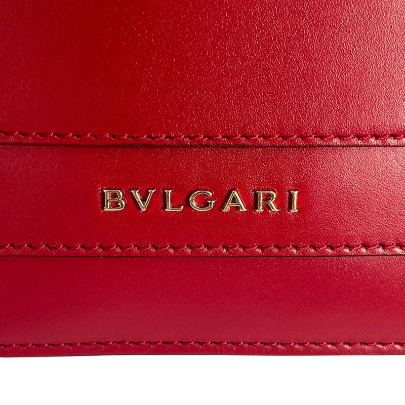 BVLGARI Serpenti Forever Crossbody Bag Chain Shouder Bag - Red
