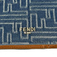 FENDI FF Denim Compact Wallet - Blue