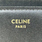CELINE Triomphe Calfskin Compact Wallet - Black 