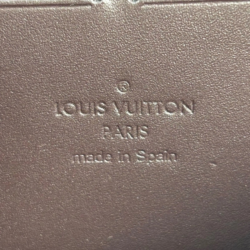 LOUIS VUITTON Portefeuille Miroir Bicolor Vernis Long Wallet - Darkbrown × Red