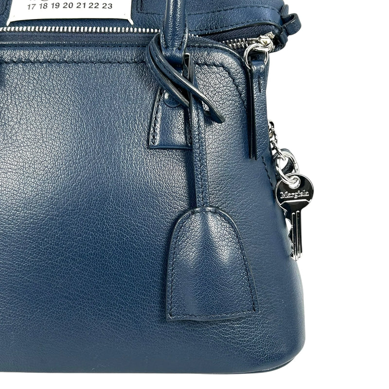 Margiela 5AC Leather Hand Bag Shoulder Bag - Navy