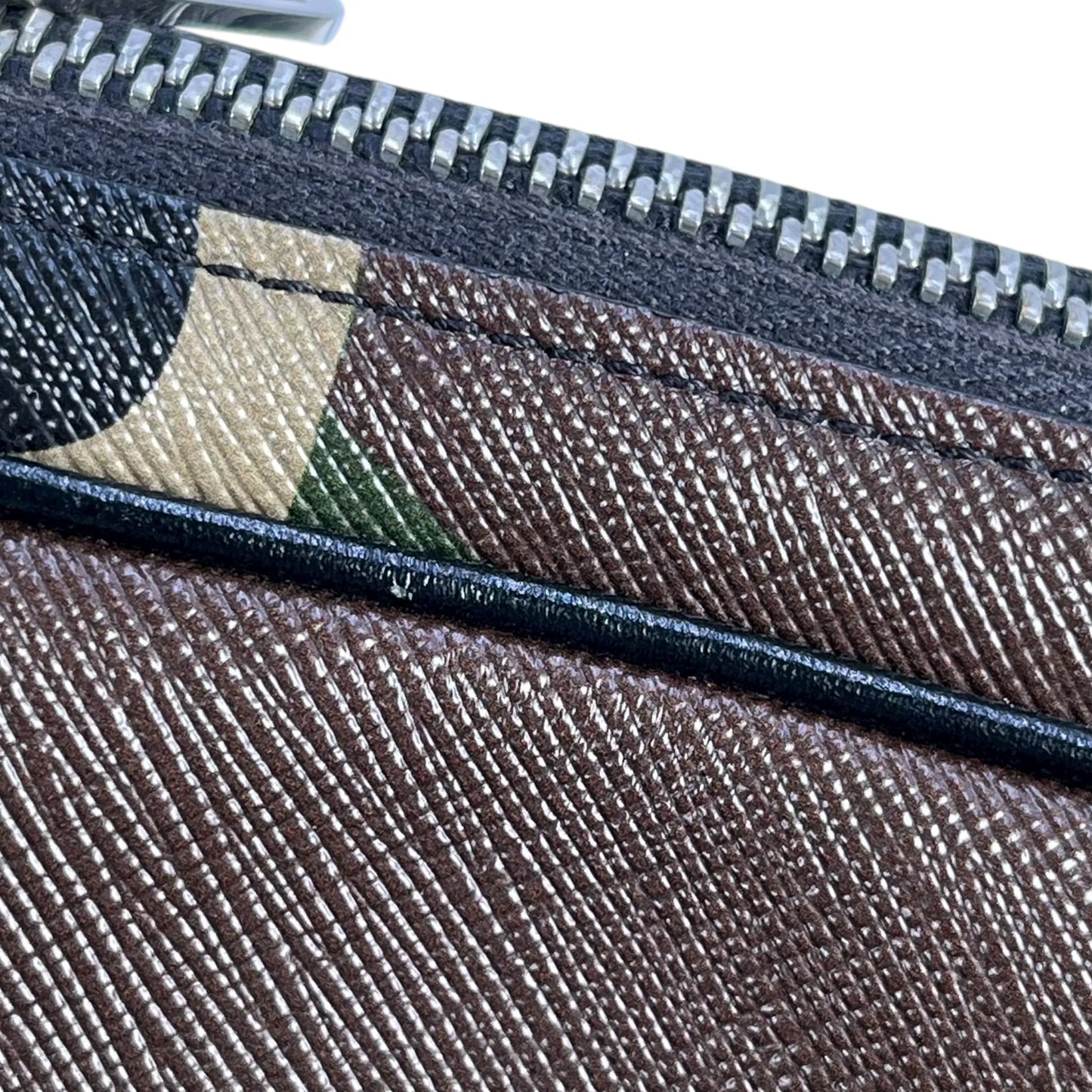 CELINE Camouflage Leather Shoulder Bag - Khaki 