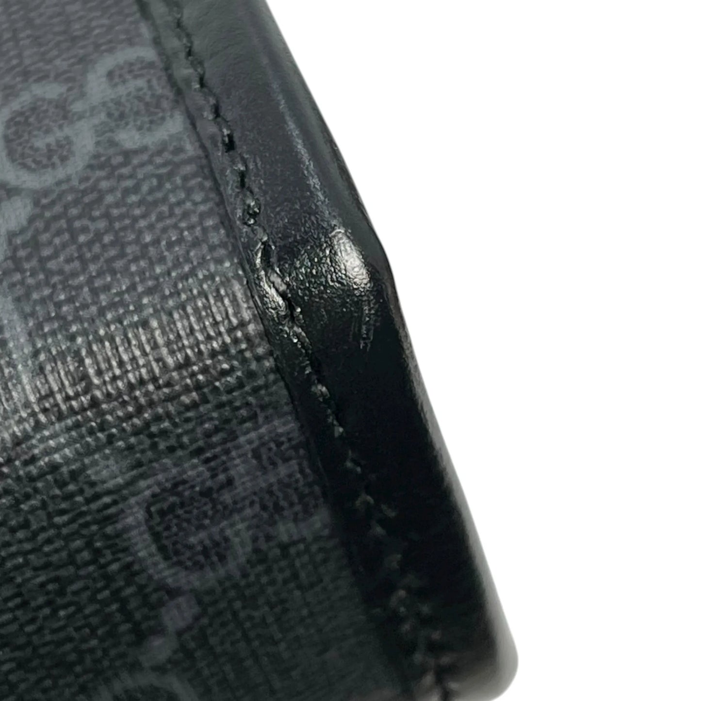 GUCCI GG Supreme Canvas Interlocking G Clutch Bag - Black 