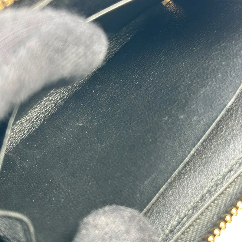 GUCCI グッチシマ GGパターン レザー コインケース - ブラック