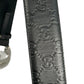 GUCCI Guccissima GG Logo Leather Belt - Black 