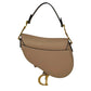 Dior Saddle Leather Hand Bag - Beige