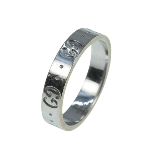 GUCCI Icon Ring 18KWG Jewelry