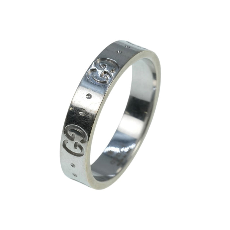 GUCCI Icon Ring 18KWG Jewelry
