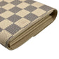 Louis Vuitton Damier Portefeille Sarah Long Wallet - White