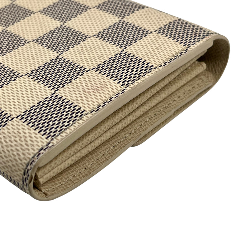 Louis Vuitton Damier Portefeille Sarah Long Wallet - White
