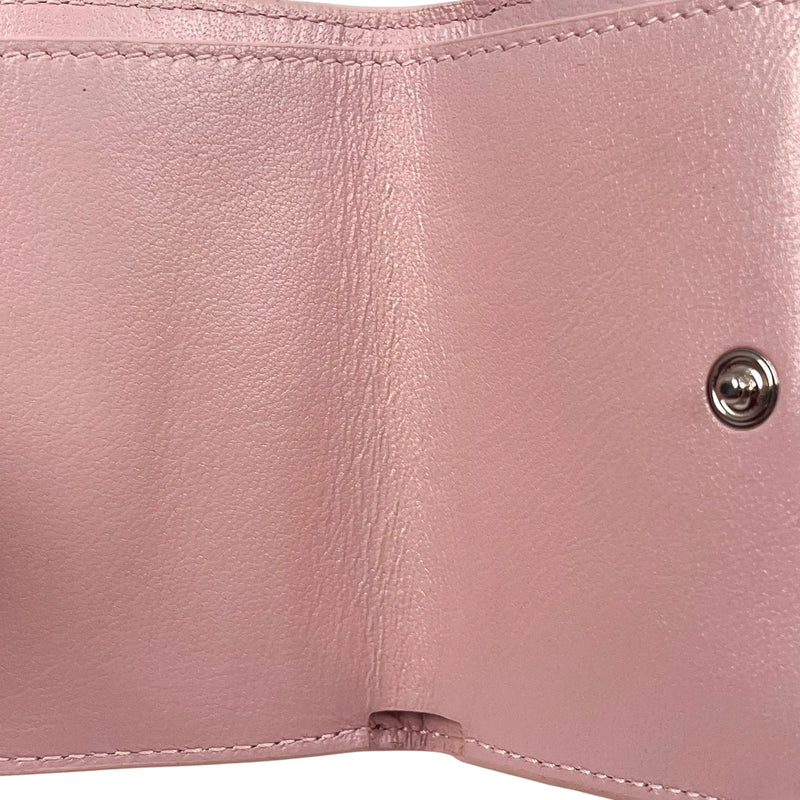 BALENCIAGA Mini Compact Wallet - Pink