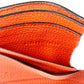 GUCCI GG Logo Embossed Compact Wallet - Orange