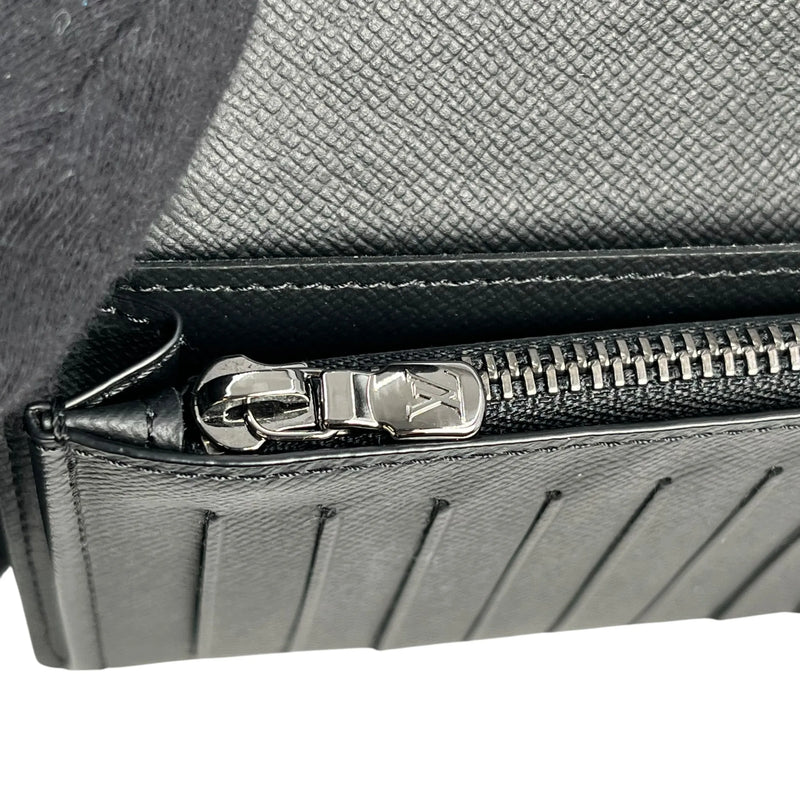 Louis Vuitton Monogram Eclipse Canvas Long Wallet - Black