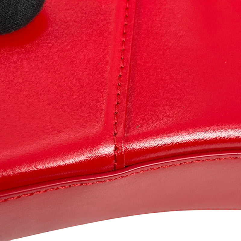 Balenciaga Hourglass Chain Shoulder Bag - Red