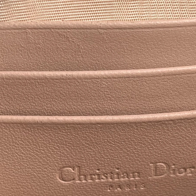 Dior Lady Dior Call’in Phone Case Cannage Lambskin Shoulder Bag - Pink