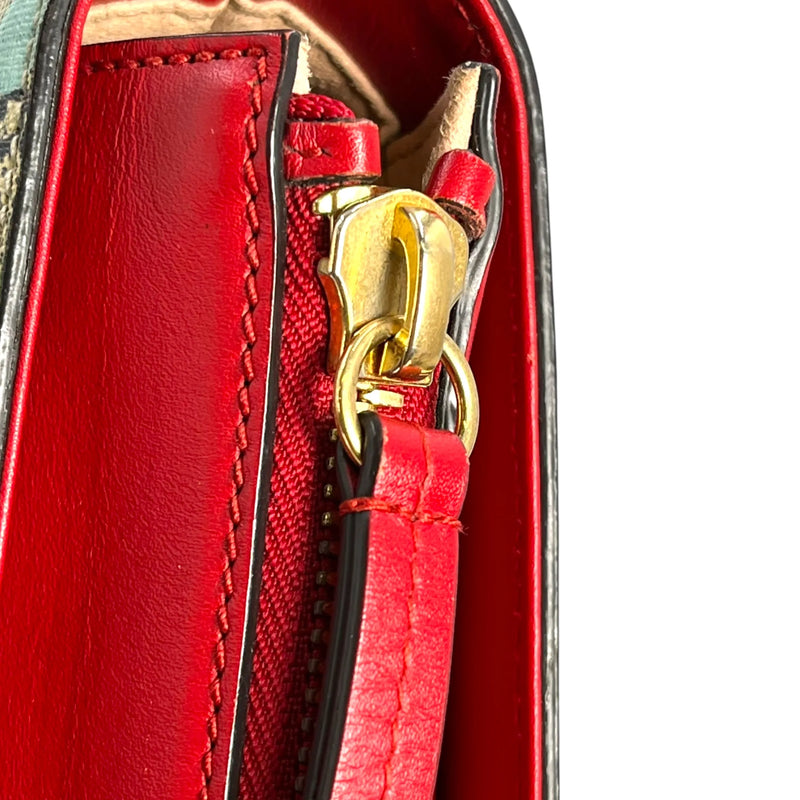GUCCI GG Blooms GG Supreme Canvas Tote Bag - Red