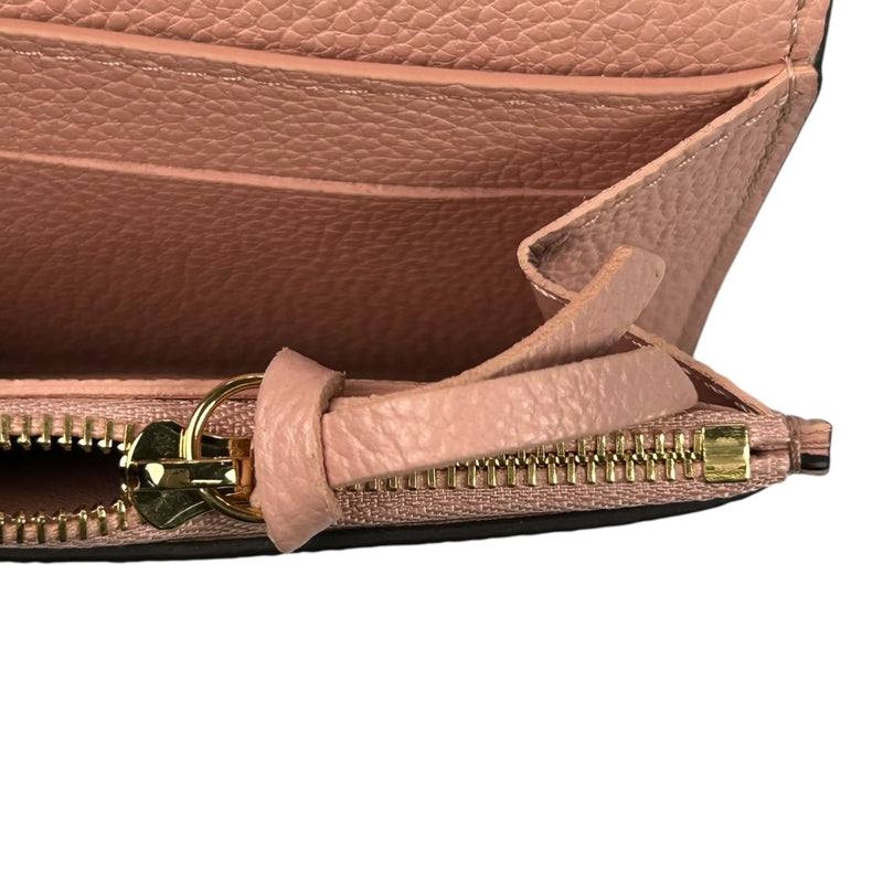 Louis Vuitton Monogram Empreinte Porte Monnaie Rosalie Coin Case - Pink 