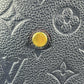 Louis Vuitton Monogram Empreinte Montaigne BB Hand Bag - Navy